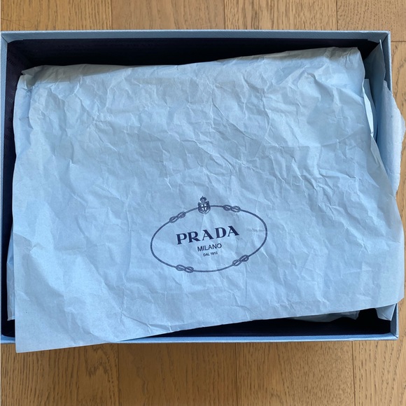 NIB Prada Chocolate Brushed Leather Loafers - Picture 7 of 8